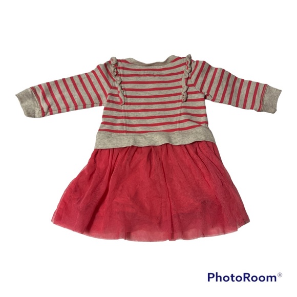 Baby GAP X Disney Love Ruffle Tulle Hemmed Sweater Dress size 2 Toddler - Picture 2 of 13
